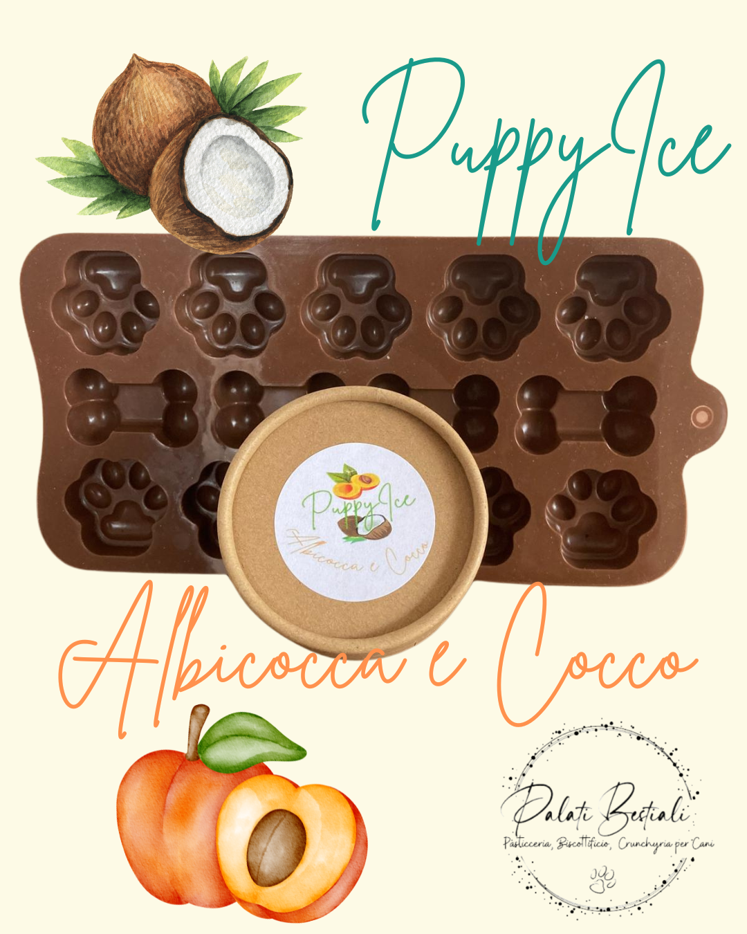 PuppyIce - Preparato per Ghiaccioli per Cani