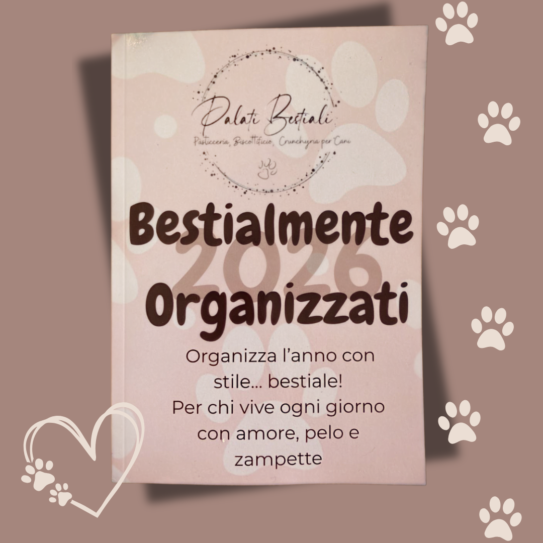 Agenda 2026 Palati Bestiali – Planner Giornaliero per Amanti degli Animali