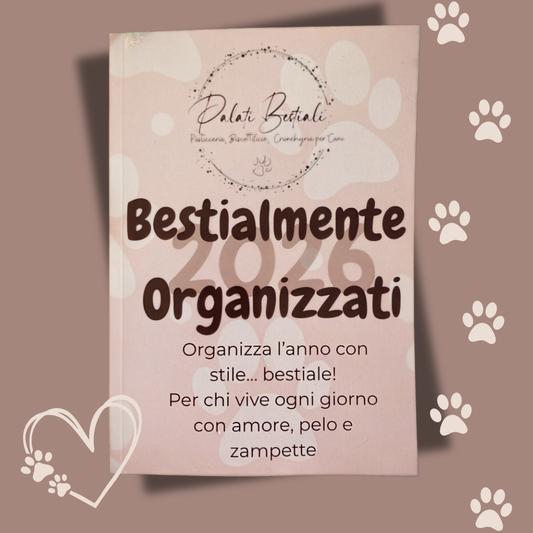 Agenda 2026 Palati Bestiali – Planner Giornaliero per Amanti degli Animali