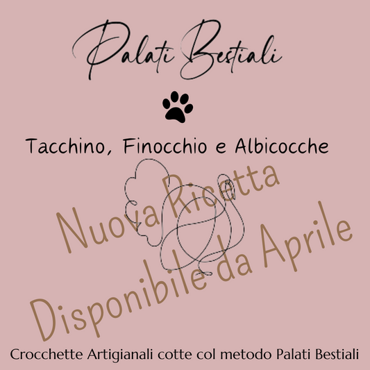 Crocchette Tacchino, Finocchio, Albicocche