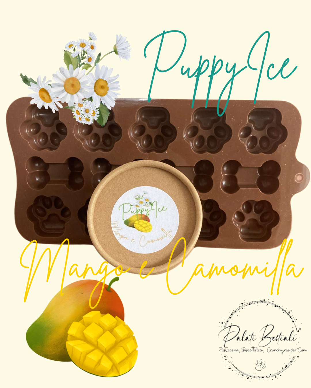 PuppyIce - Preparato per Ghiaccioli per Cani